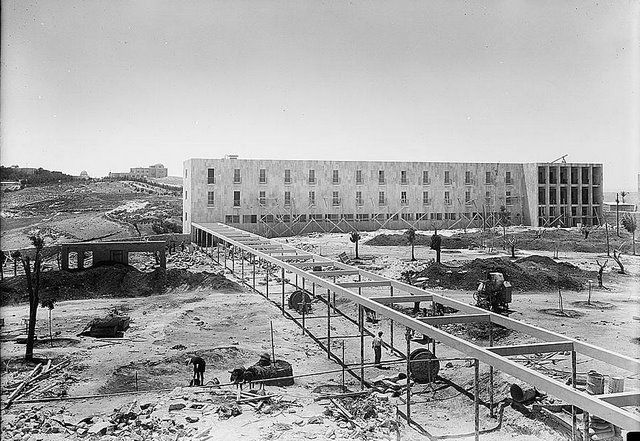 Establishment of Hadassah Hospital on Mount Scopus