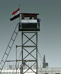 Egyptian watchtower overlooking Gaza(Marius Arnesen)