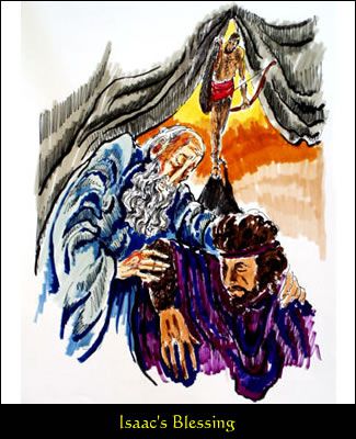 Isaac's Blessing by Phillip Ratner