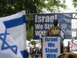 Simon Deng at Stand With Israel Event, UN 9-22-11
