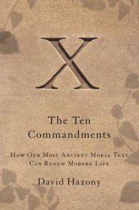 david hazony ten commandments