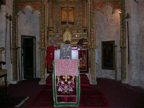 Inside St. Marks Church in Jerusalem Inside St. Marks Church in Jerusalem