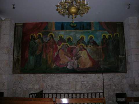 Inside St. Marks Church in Jerusalem Inside St. Marks Church in Jerusalem